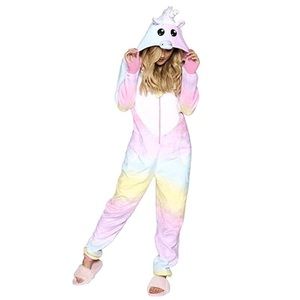 Plush Rainbow Narwhal Onesie